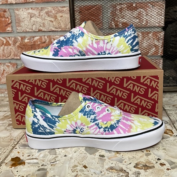 Vans comfy Cush Authentic tie dye Orchid true white - Picture 2 of 10